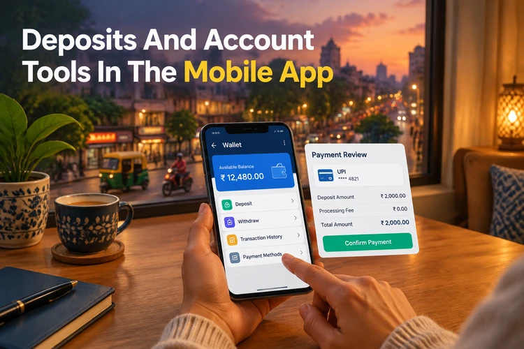 Deposits And Account Tools In The Mobile App